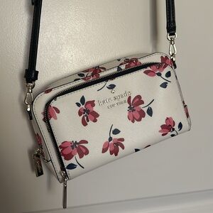 Kate Spade floral crossbody purse
